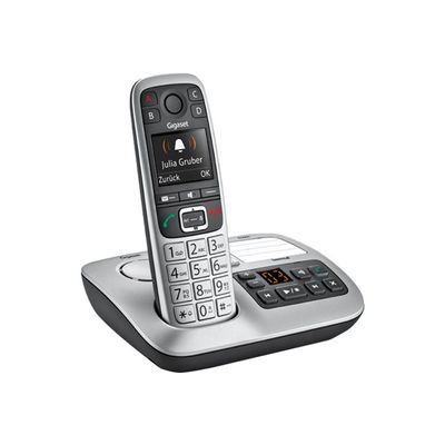 Gigaset E560A - téléphone sans fil - avec répondeur - argent