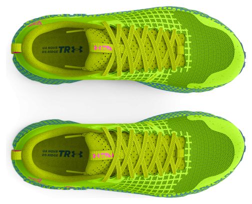 Chaussures de Trail Running Unisexe Under Armour HOVR Dark Sky Ridge Trail Vert Bleu