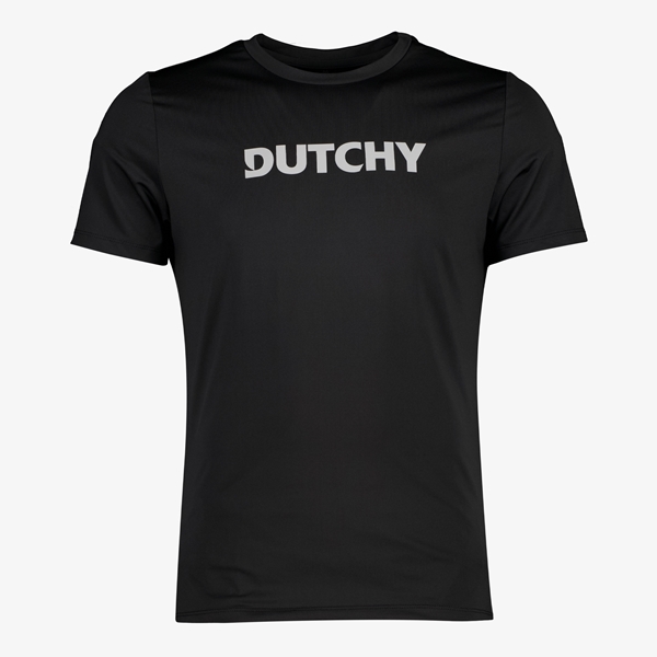 Dutchy heren sport T-shirt met merkopdruk