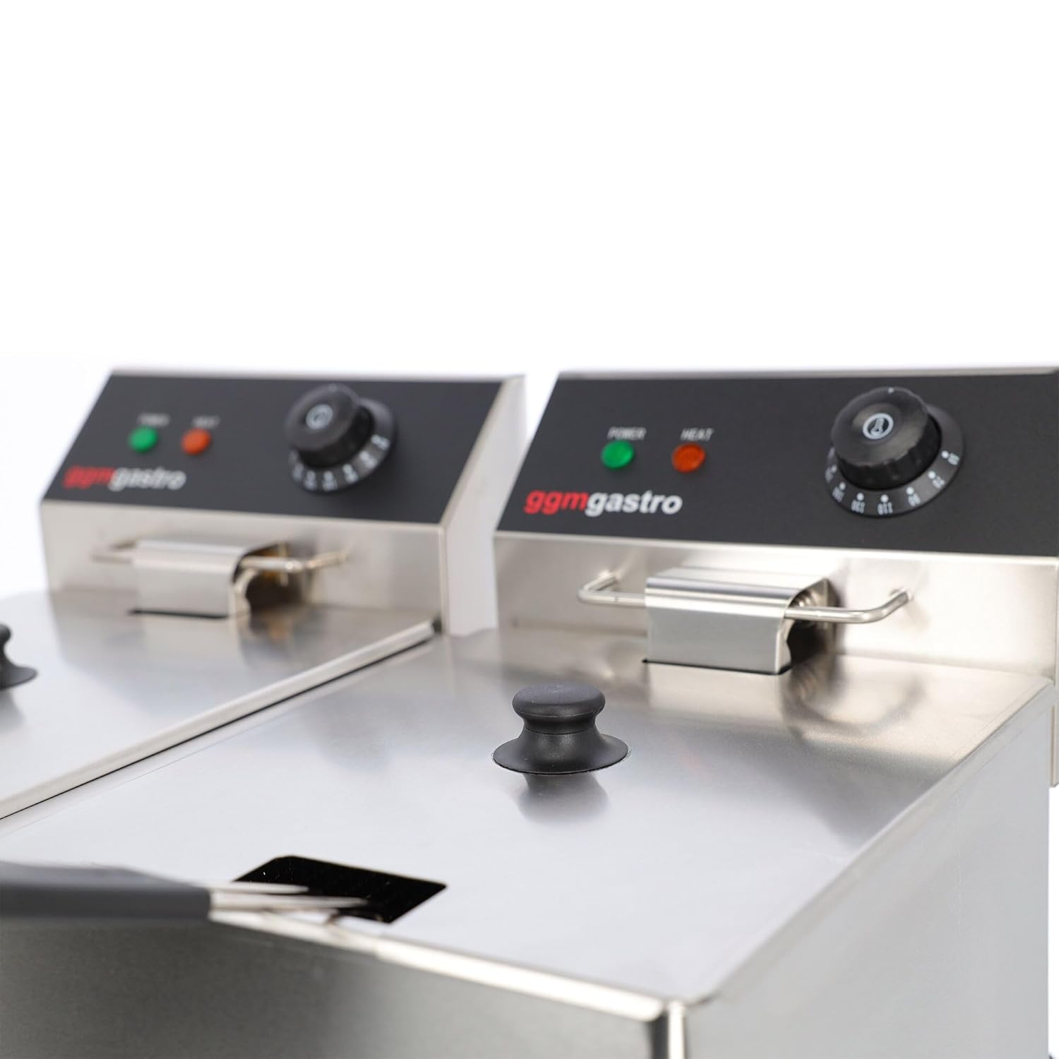 GGM Gastro | EFK643-8+8 | Elektro Doppelfritteuse - 8+8 Liter - 6,5 kW
