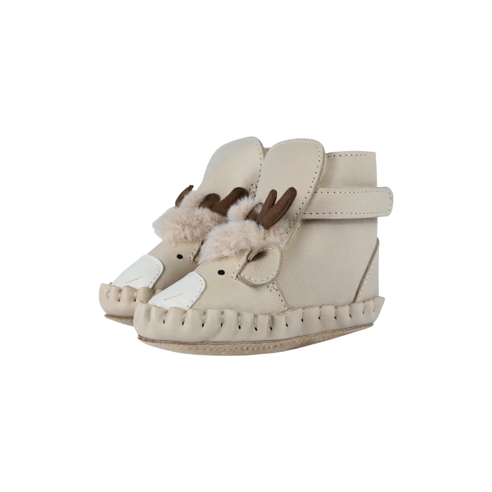 Kapi Exclusive Booties | Reindeer | Ivory Classic Leather
