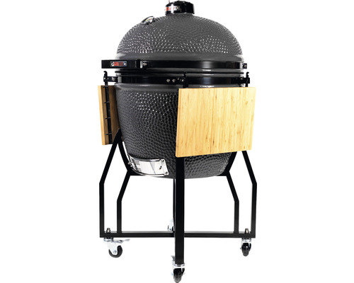 Keramische grill Grill Guru Kamado Original XL met standaard en opbergruimte, op wielen