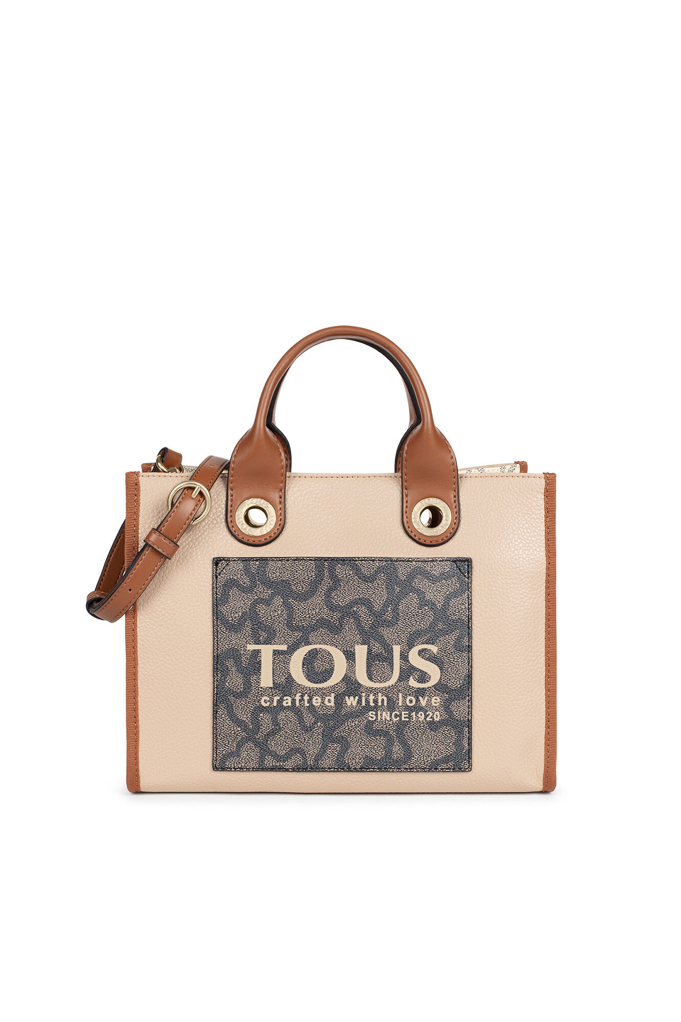 Compras de tamanho médio bege Amaya Kaos Icon - Bege