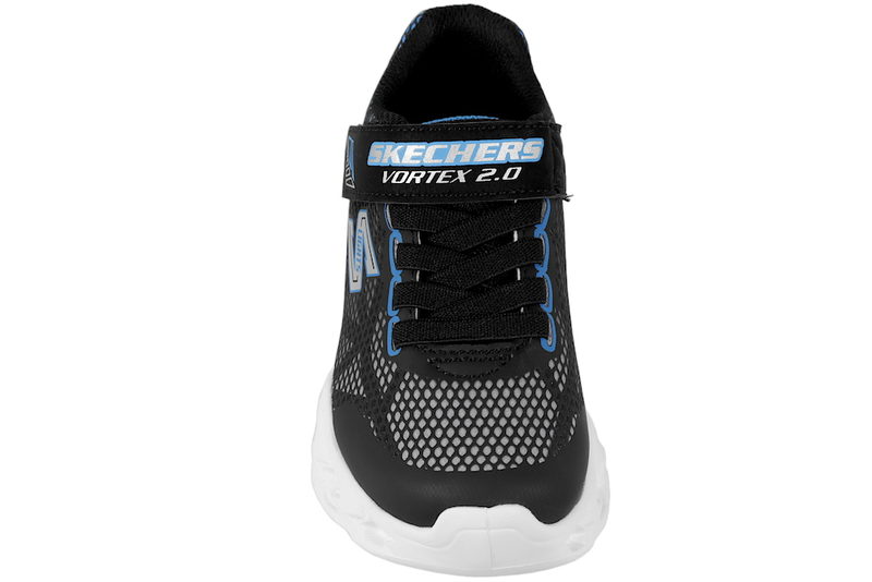 SKECHERS S LIGHTS-VORTEX 2.0 SKO I SORT TEKSTIL MED LYS