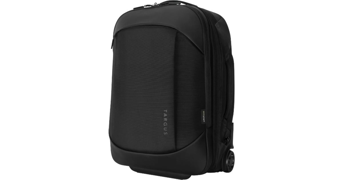 Targus15.6” EcoSmart Mobile Tech Traveler Rolling Backpack trolley  (Zwart)