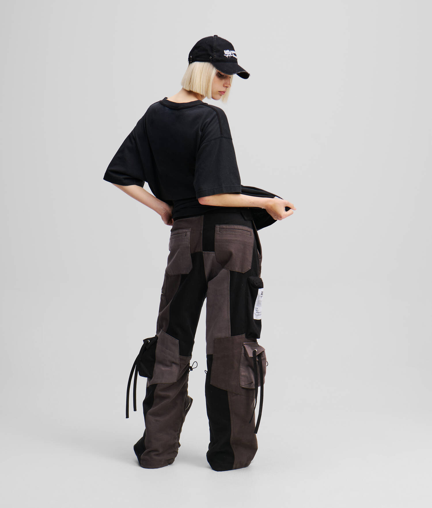 PANTALON STYLE UTILITAIRE KLJ X ATELIER RESERVÉ - Noir