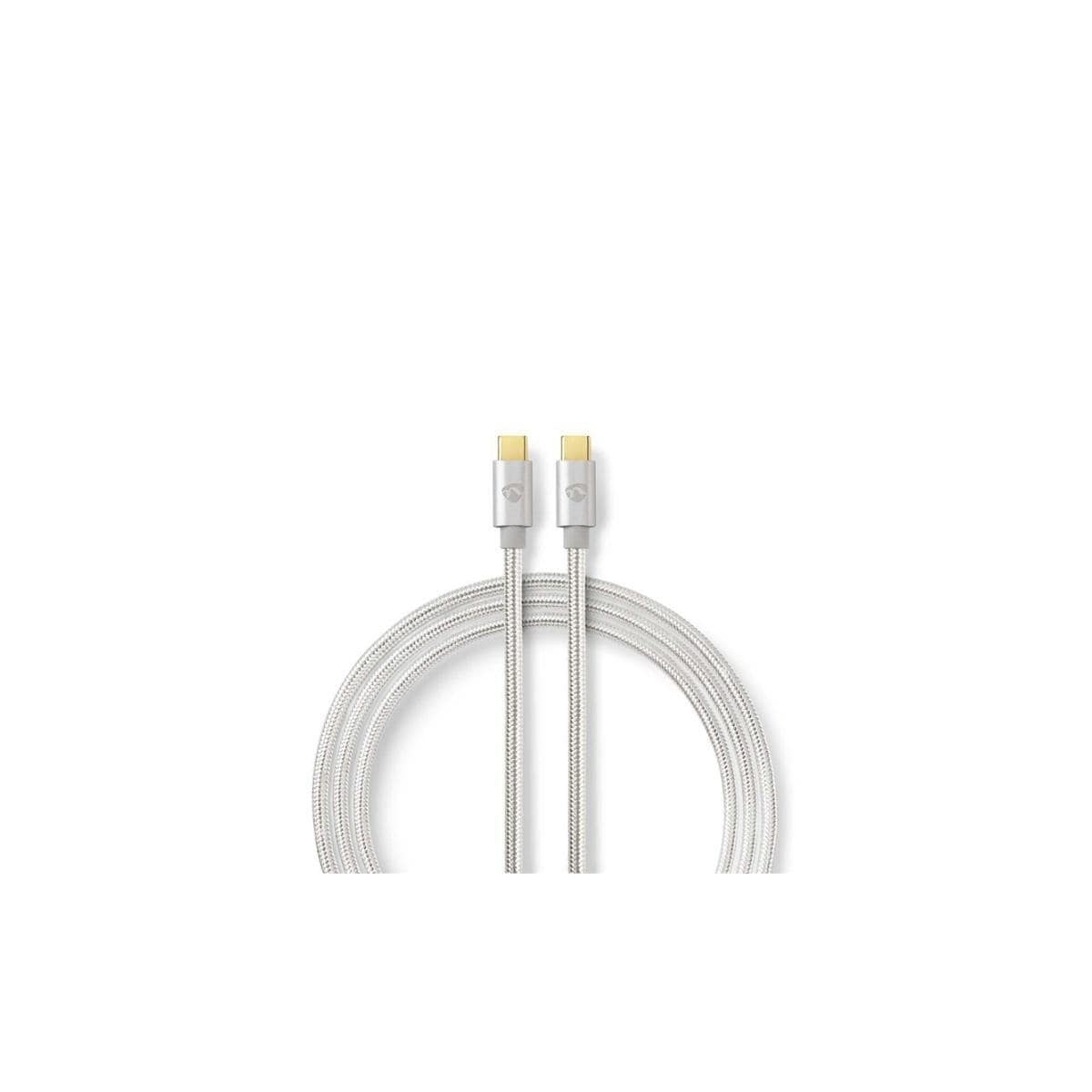 USB 3.1 GEN 2 Sync, Lade- og AV-Støttekabel | Gullbelagt 1,0 m | USB-Câ„¢ Hann til