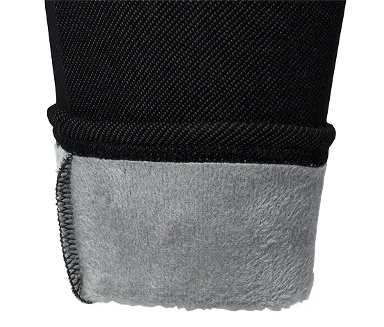 Gefütterte Leggings in Jeansoptik, black denim
