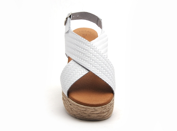 Eva frutos nu pieds talons femme 714 blanc