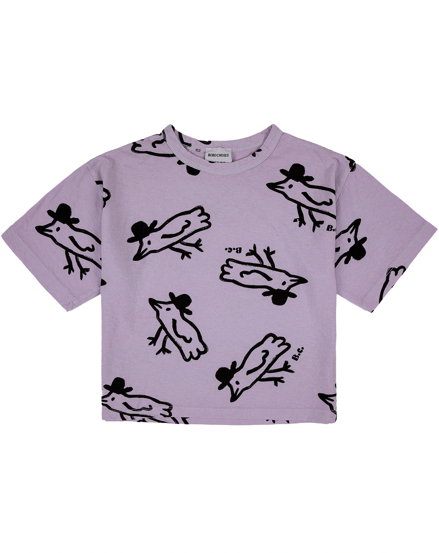 T-Shirt MR BIRDIE ALL OVER in lavender