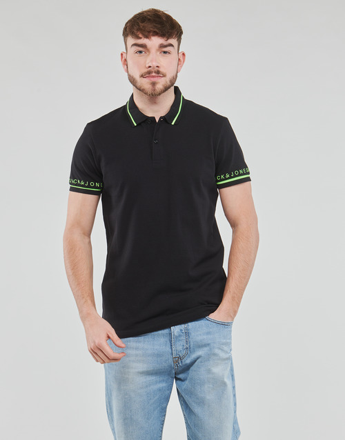 Jack & Jones - JJGLOBUS POLO SS - Noir