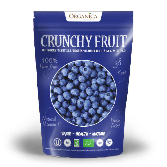 Crunchy fruit - myrtille sauvage lyophilisée bio