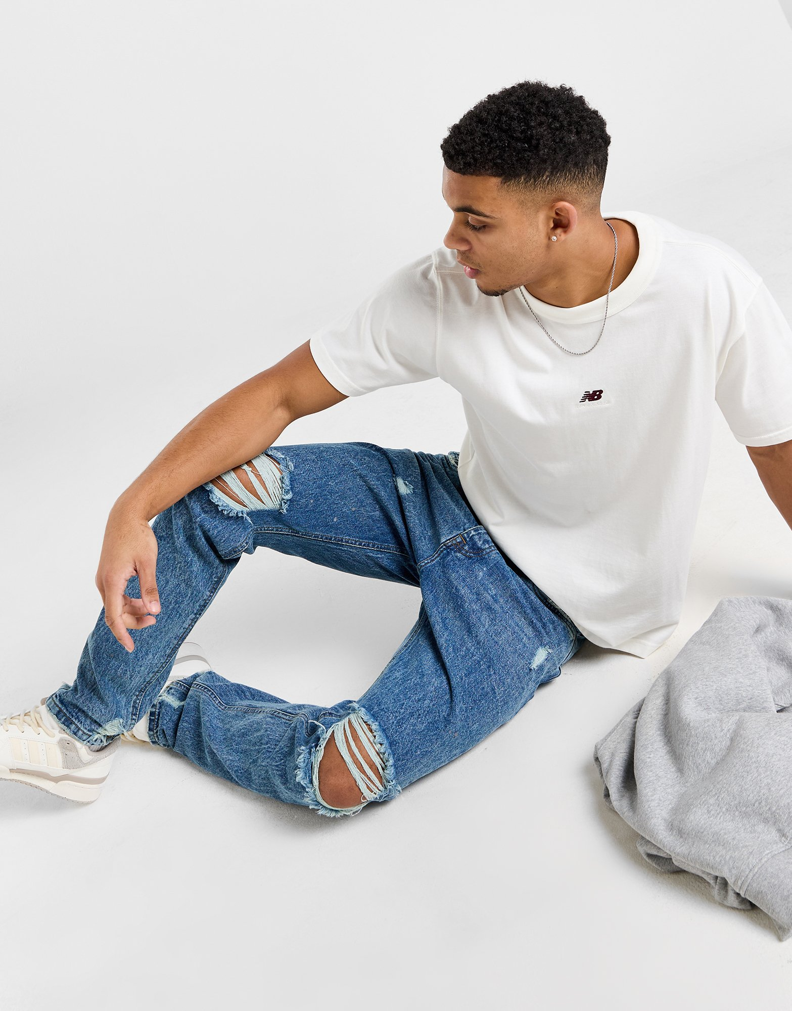 Brave Soul Jeans Split Rip Homme