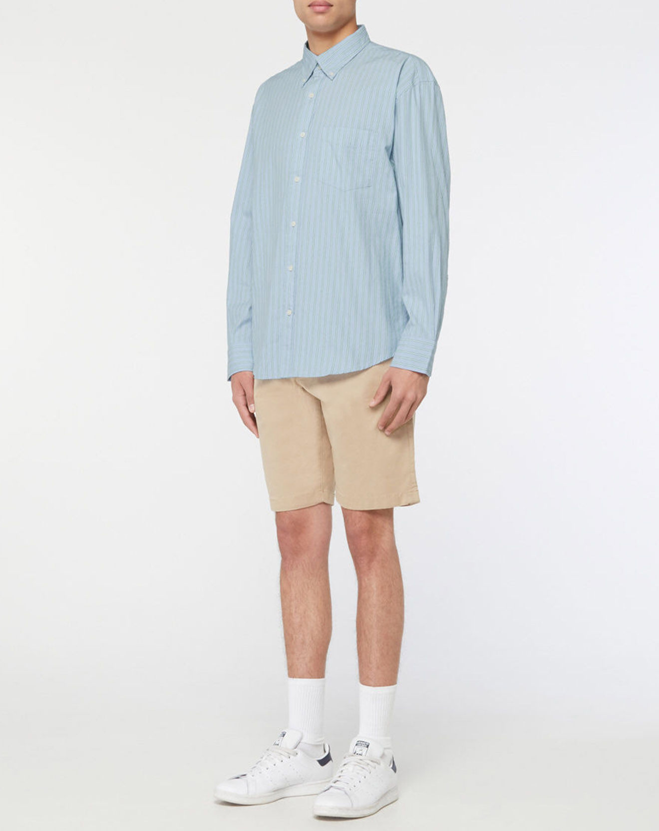 Gant Chemise rayée Laps bleu ciel
