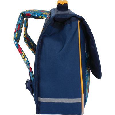 Cartable maternelle Monsieur Madame - 32 cm - 1 compartiment - marine - Oberthur