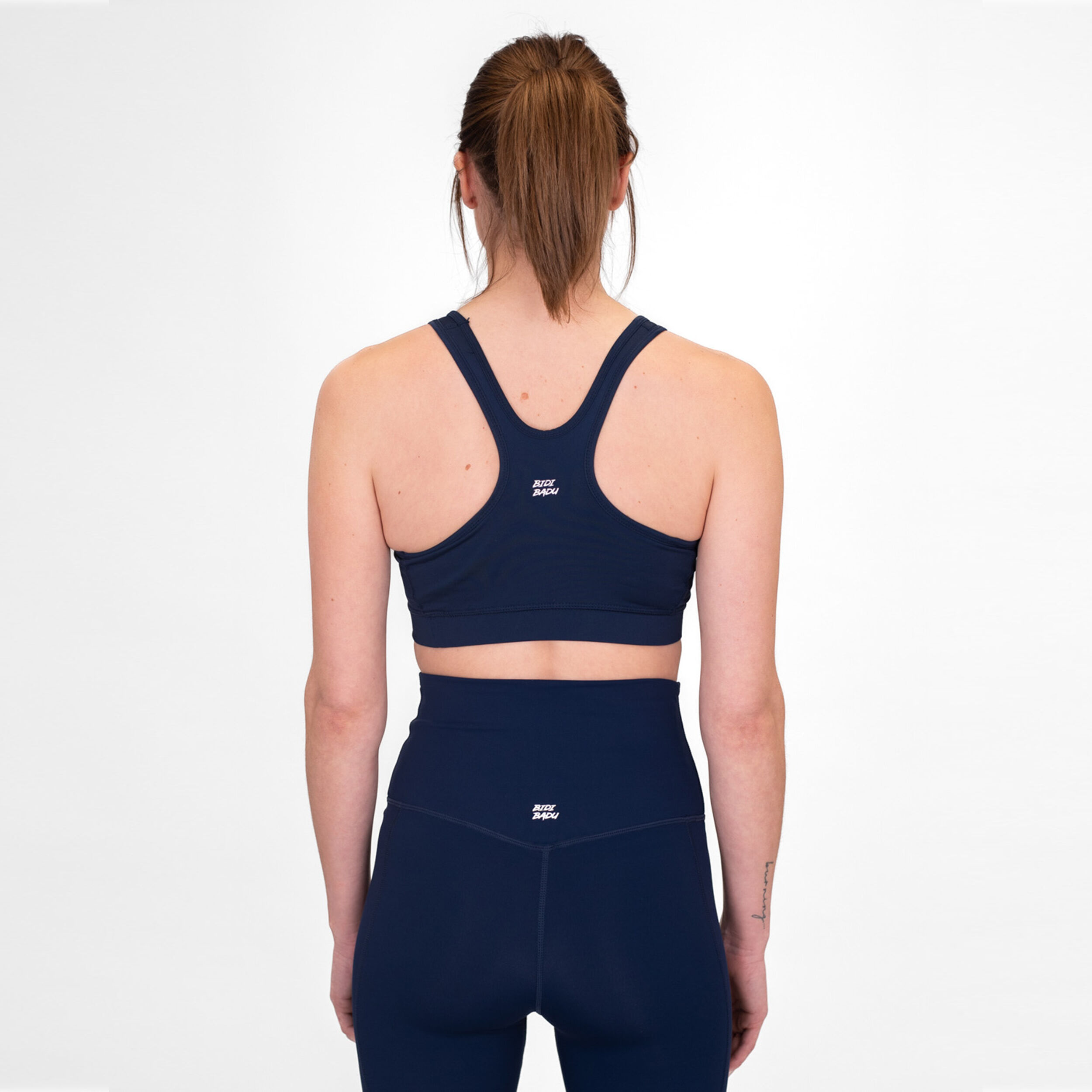 BIDI BADU Crew Medium Support Soutien-gorge Sport Femmes - Bleu Foncé