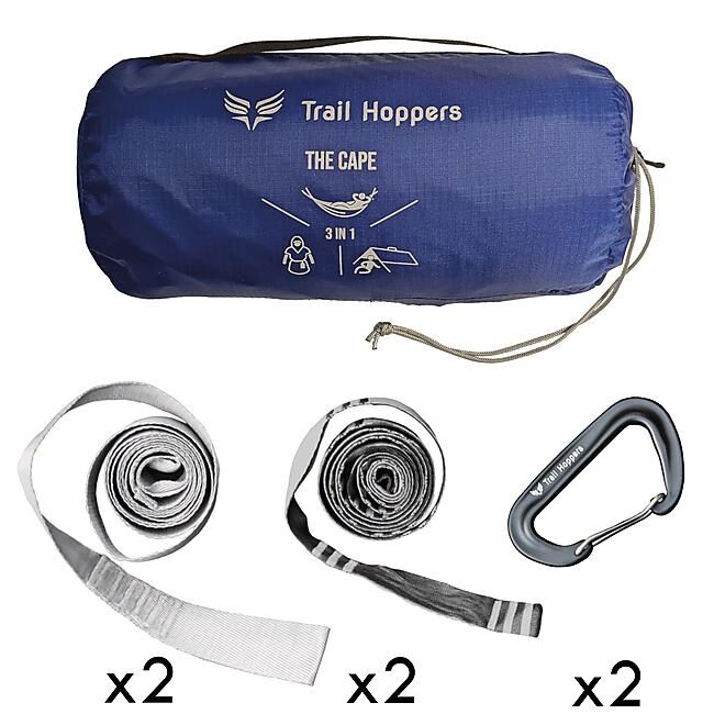 TRAIL HOPPERS - HAMAC TARP PONCHO LA CAPE 3 EN 1