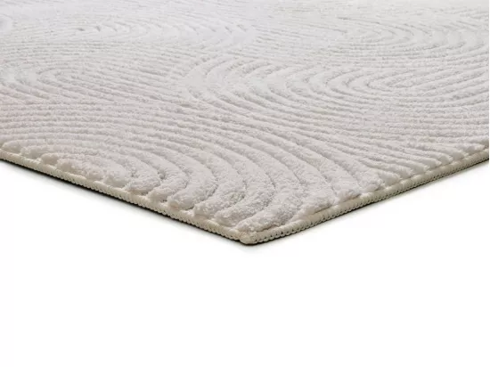 Tapis intérieur - géometrique avec relief - crème - 200 x 290 cm - ESTILO