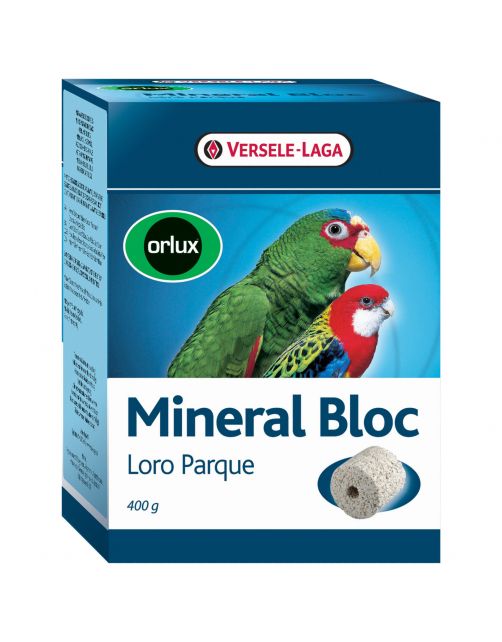 Versele-Laga Orlux Mineral Bloc Large - Vogelsupplement - 400 g Loro Parque
