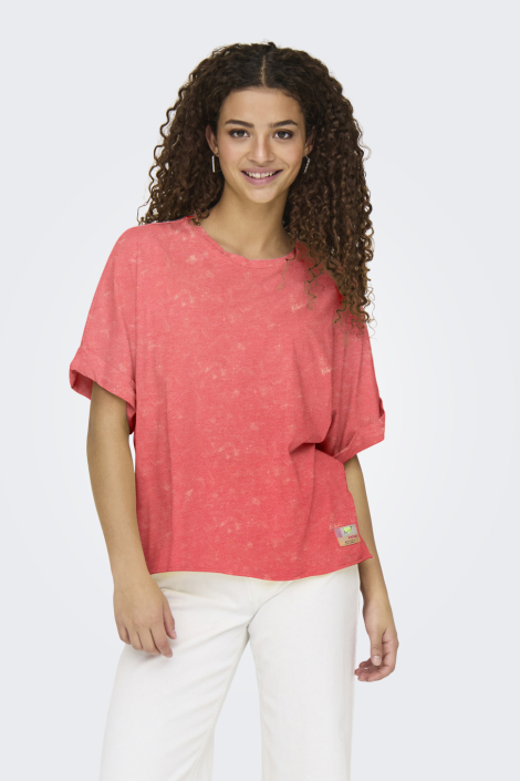 Only roze dames t-shirt