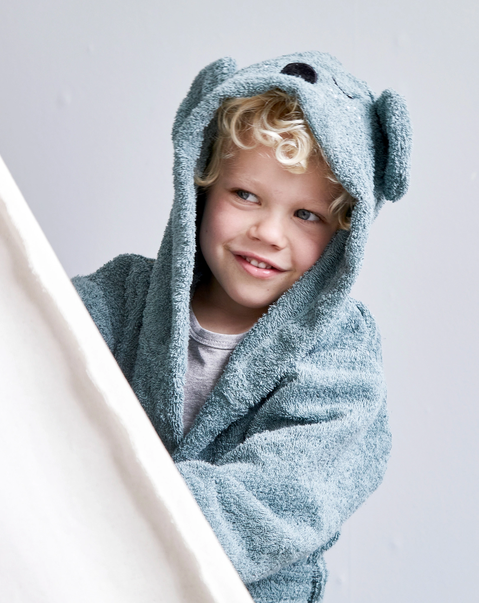 Bademantel KOALA in sea grey