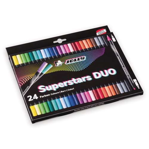 JOLLY Superstars Duo Fasermaler 24er-Set