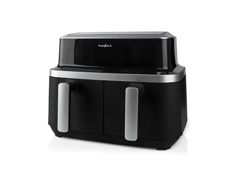 Nedis KAAF320BK, Varmluftsteger, 4,2 L, 80 °C, 200 °C, 60 min., Dobbelt