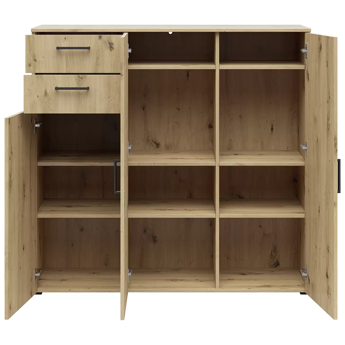 Kommode 3T2L Cabinet Artisan Eiche