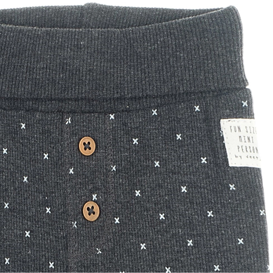Feetje Hose AOP Mini Person anthrazit-melange