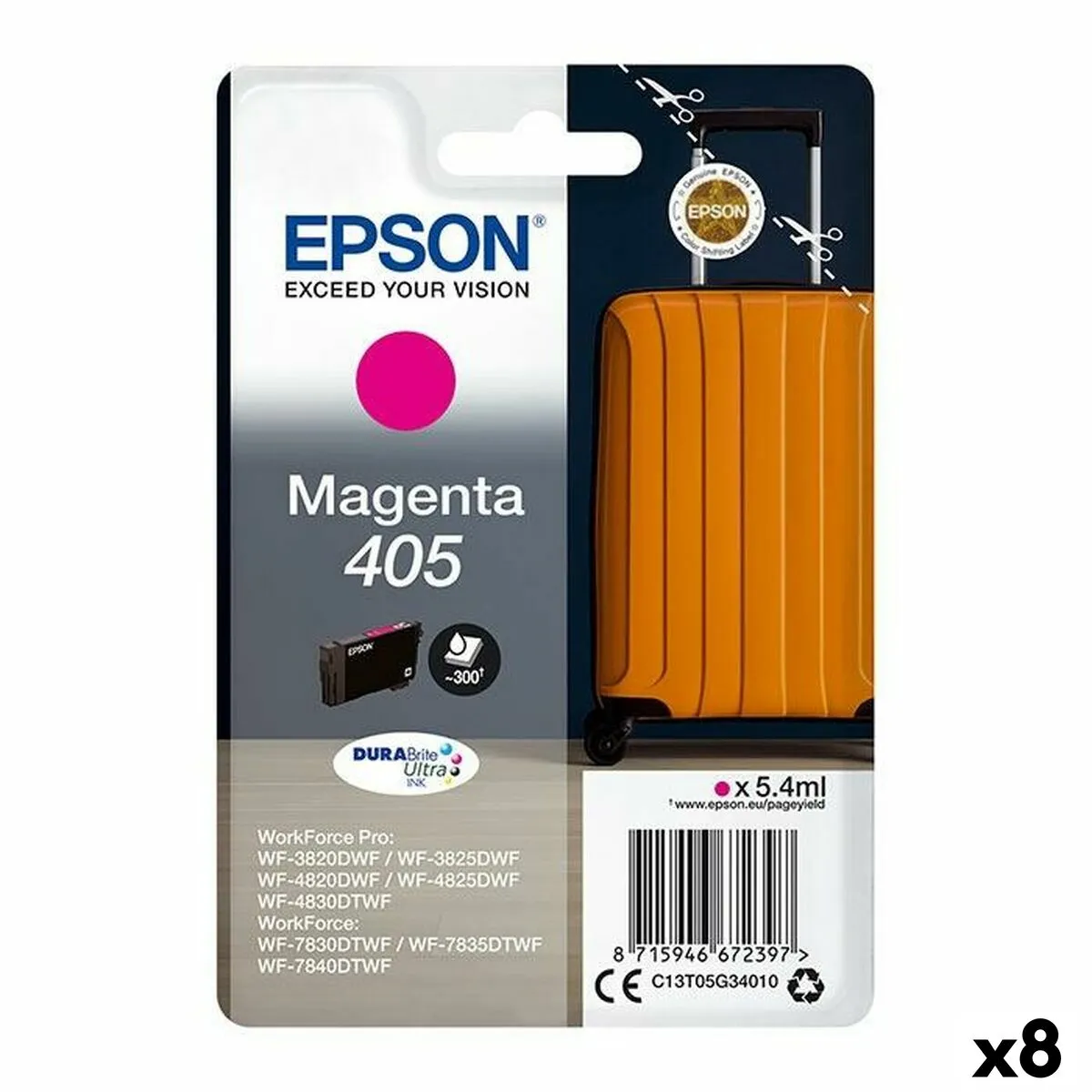 Epson Nº 405 - Magenta (8 Unités)