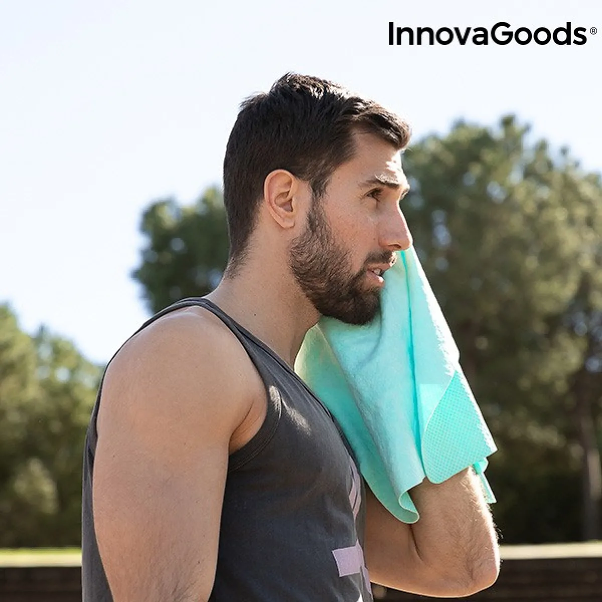 Totalcadeau Serviette Sport effet glacé - pas cher