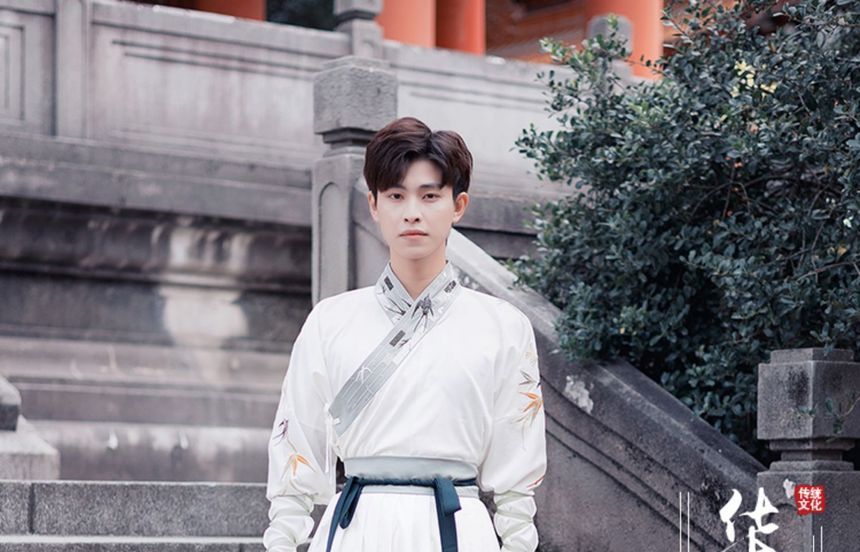 Pinocle - Print Gradient Hanfu Kostuumset