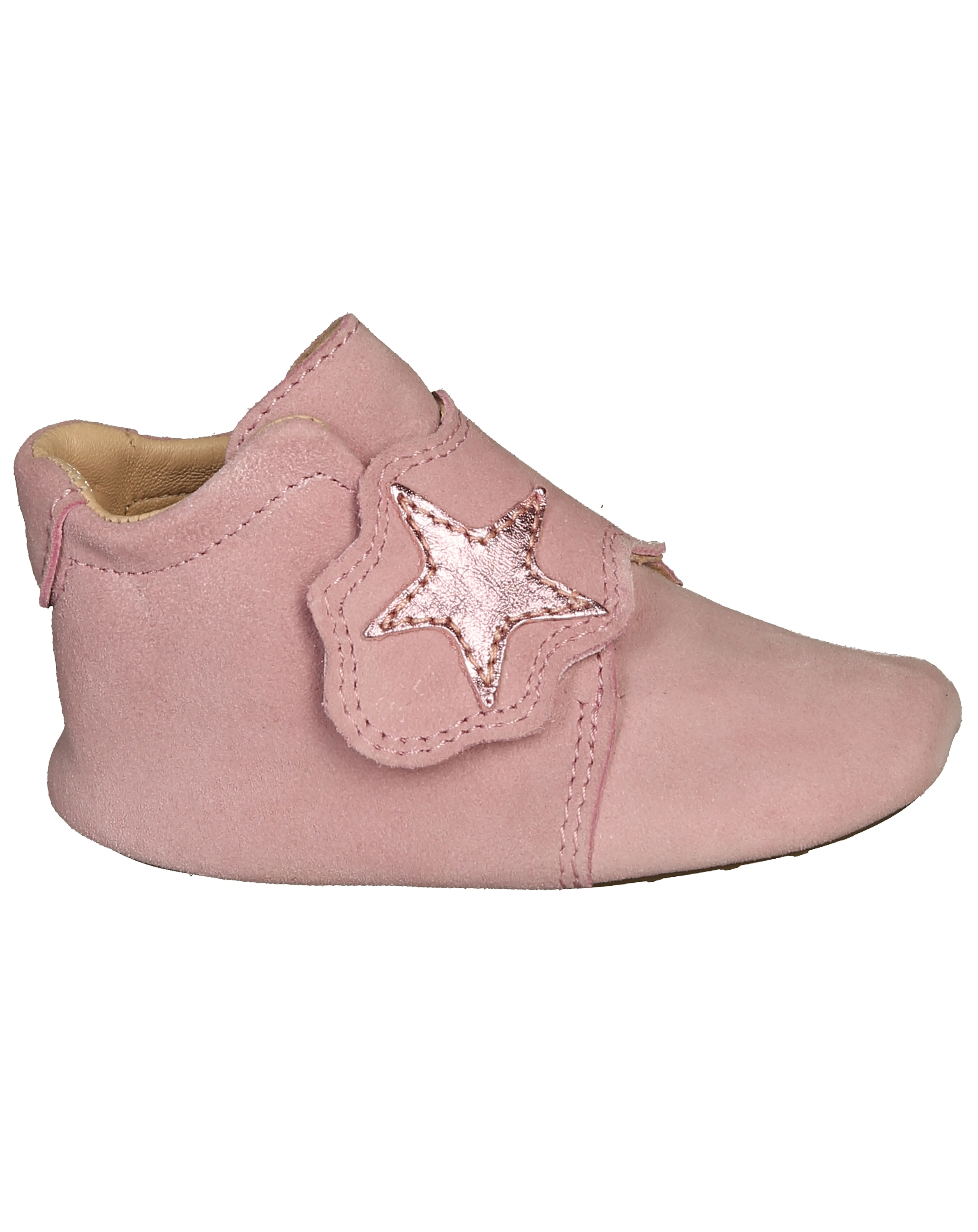 Klett-Krabbelschuhe PAPAGENO - STERN in rosa