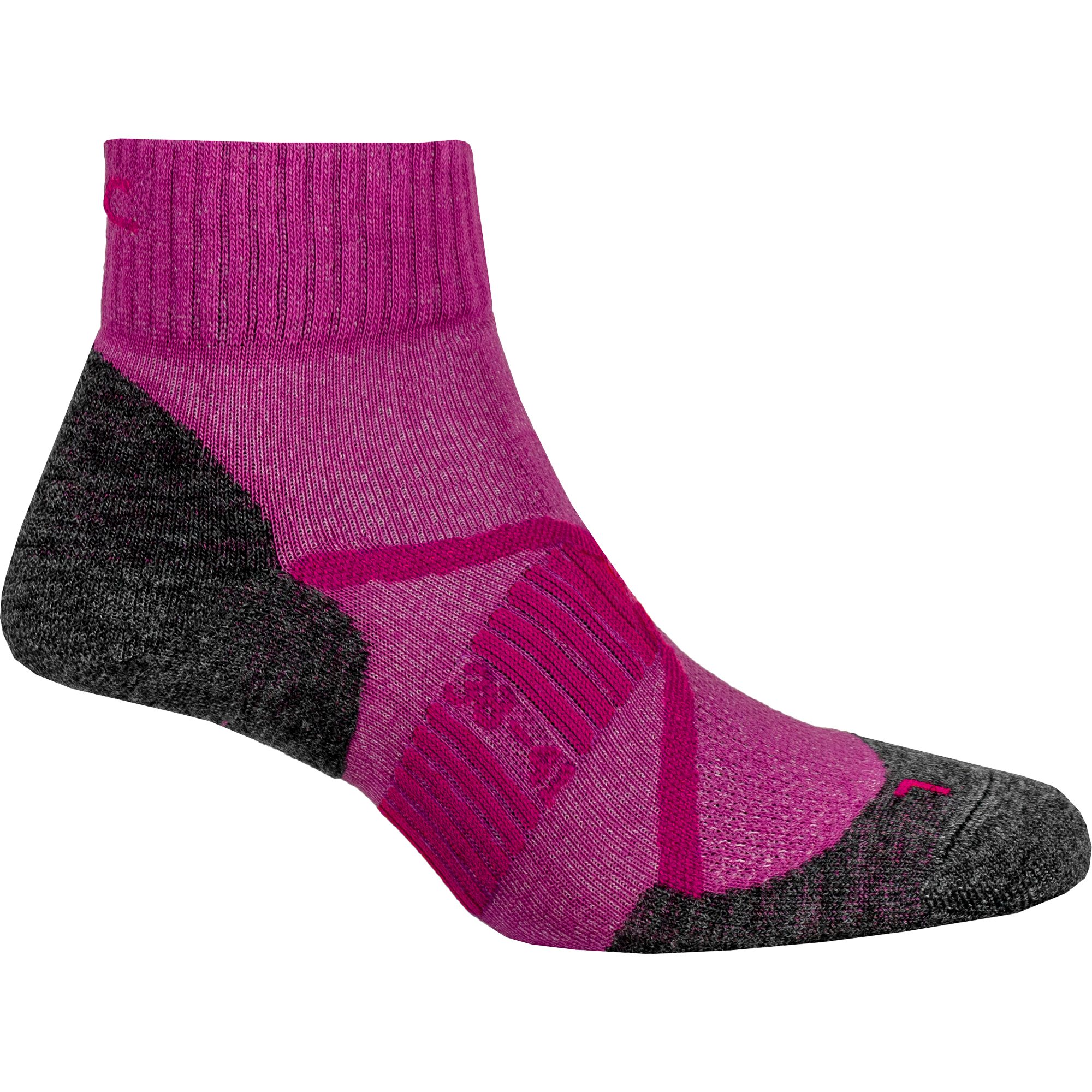 P.A.C. 1.2 Trekking Merino Short Cool Socken Damen berry