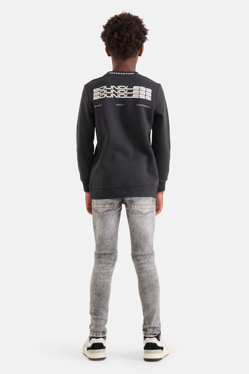 Shoeby skinny jeans grijs stonewashed