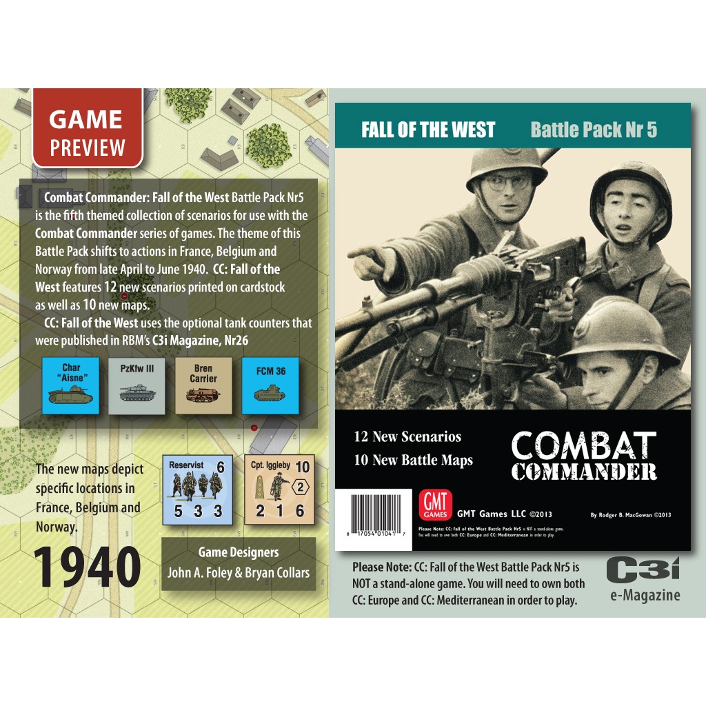 Combat Commander: Battle Pack 5 : Fall of the West