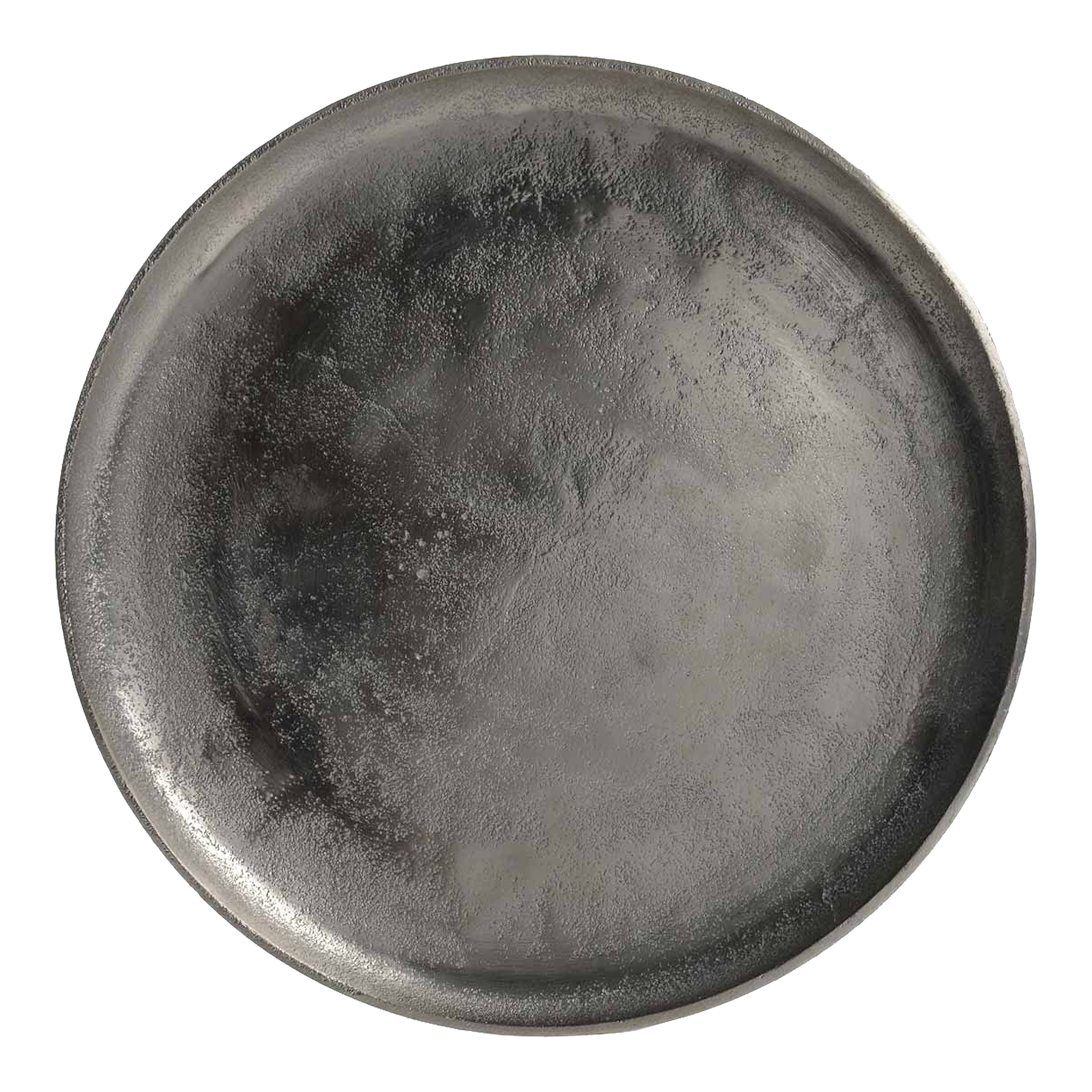 silber, ⌀ 34,5 x H 1,5 cm