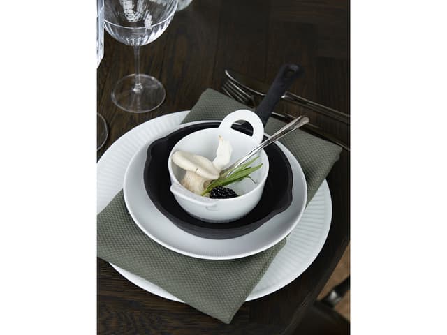 Pillivuyt Eventail Tallerken flad Dia 21 cm Hvid