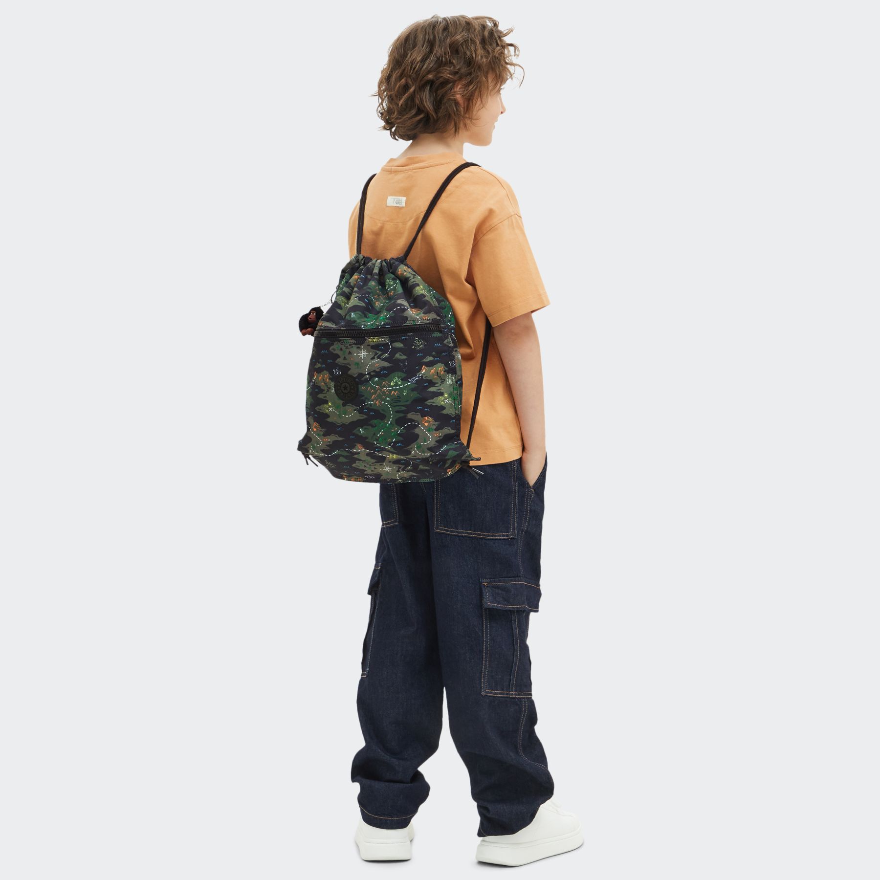 SUPERTABOO Sac moyen avec cordon de serrage - Camo Treasure
