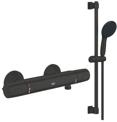 GROHE Precision Trend Douchekraan - Thermostatisch - Matte Black