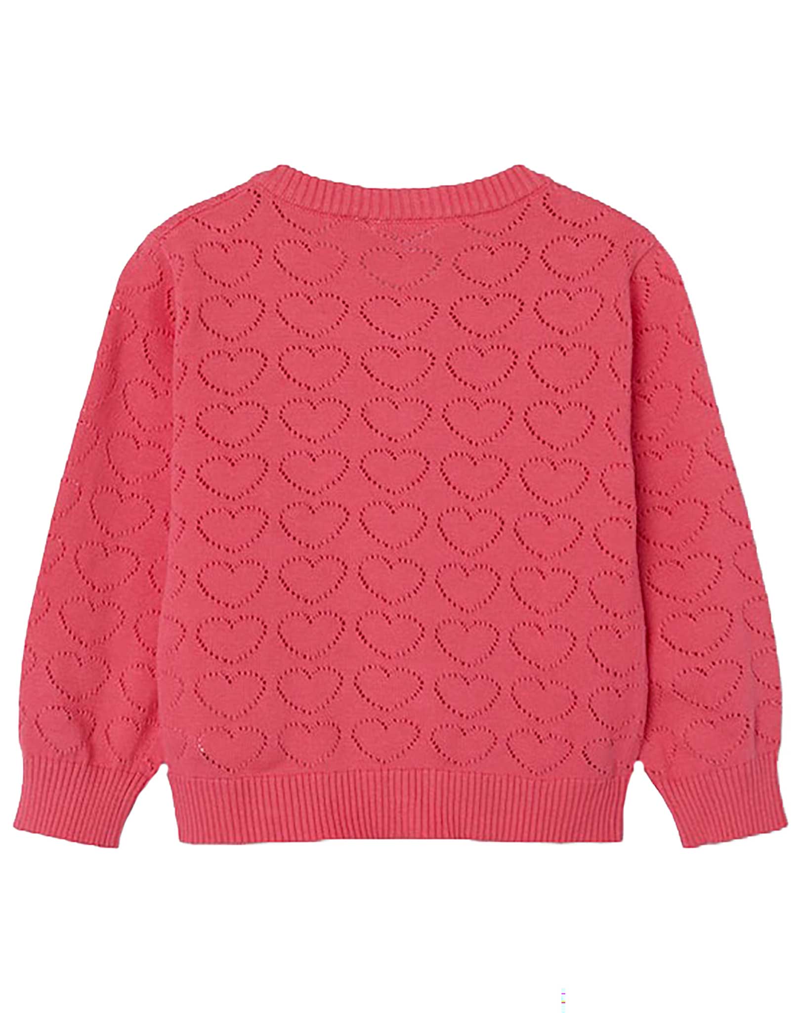 Strickjacke NMFDESILLO HEARTS in camellia rose