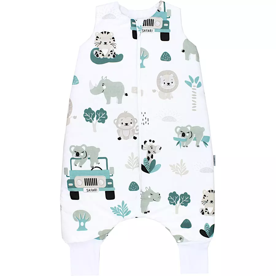 TupTam Baby Winter Schlafsack mit Beinen grün