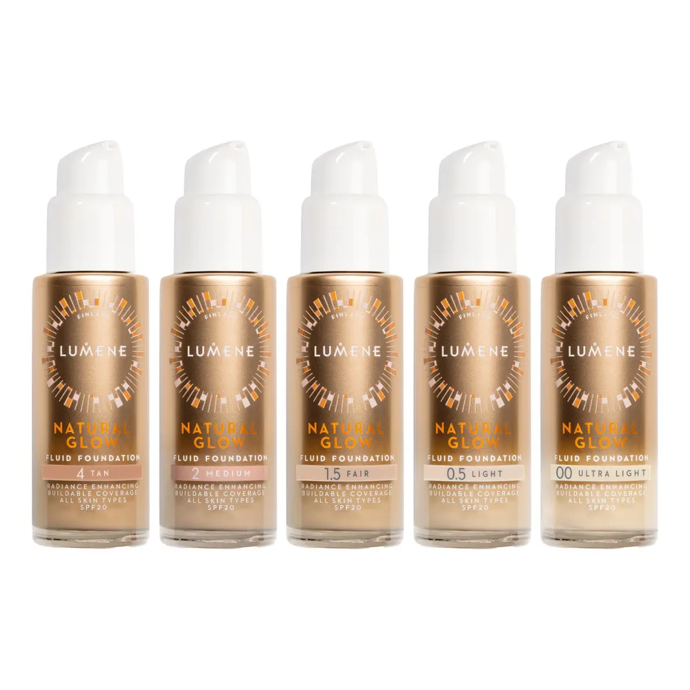 Lumene Natural Glow Fluid Foundtation SPF20 - Flere Farver