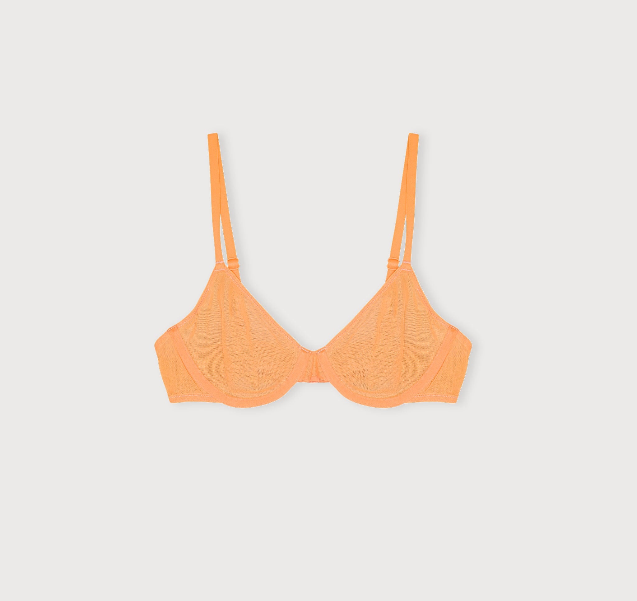 RECYCLED NYLON<br>Mesh Unlined Demi Bra