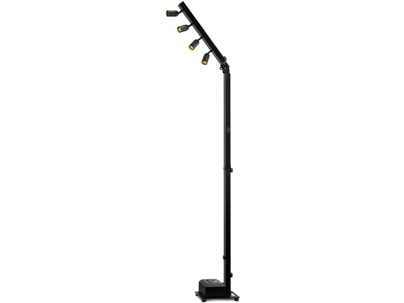 BeamZ Pro Scheinwerfer BPL410 Standleuchte mit 4 Spots und Akkubetrieb