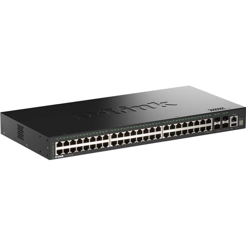 D-Link DGS-1530-52/E commutateur réseau Géré L2 Gigabit Ethernet (10/100/1000) Noir