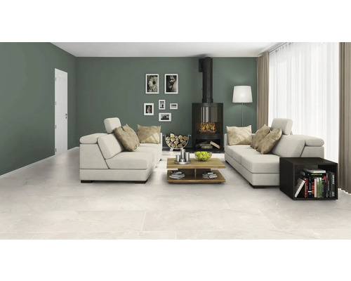 Porseleinen wand- en vloertegel Anden 60 x 120 x 0,9 cm Been gepolijst beige