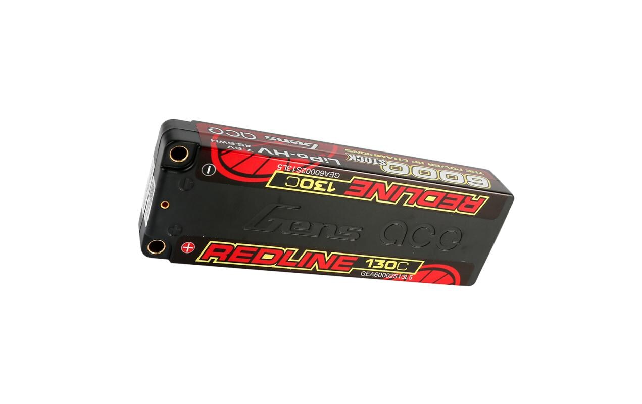 RC-Akku LiHV 6000 mAh 7.6 V 130C Redline2S2P LiHV Hardcase Akku für Fahrzeuge