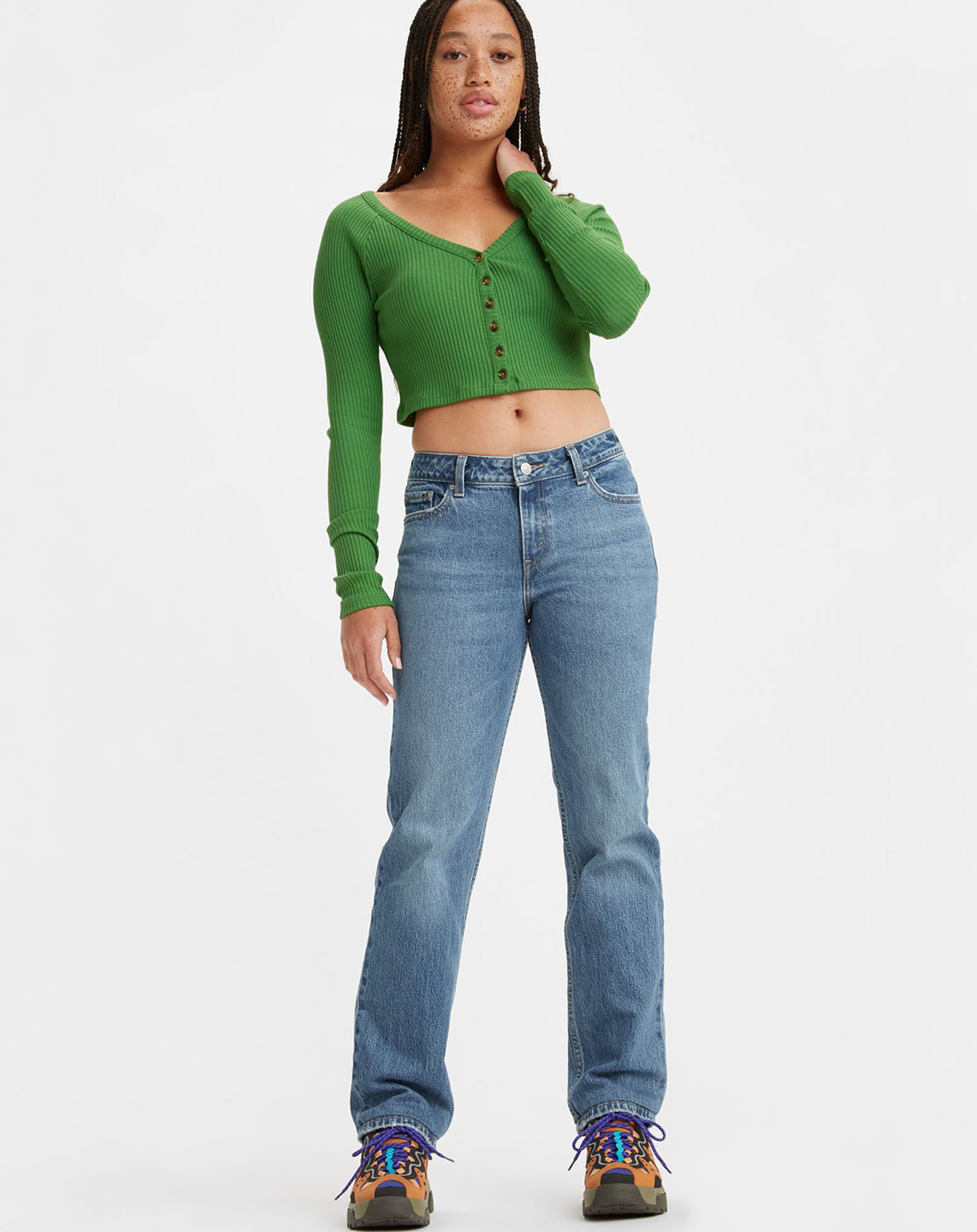 Levi's® Jean Low Pitch coupe droite bleu moyen