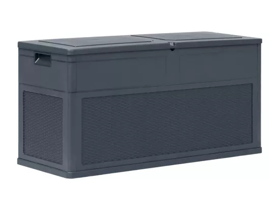 Boîte de rangement de jardin 320 L Anthracite